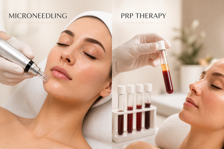 Therapys  PRP (Platelet-Rich Plasma) and Microneedling.